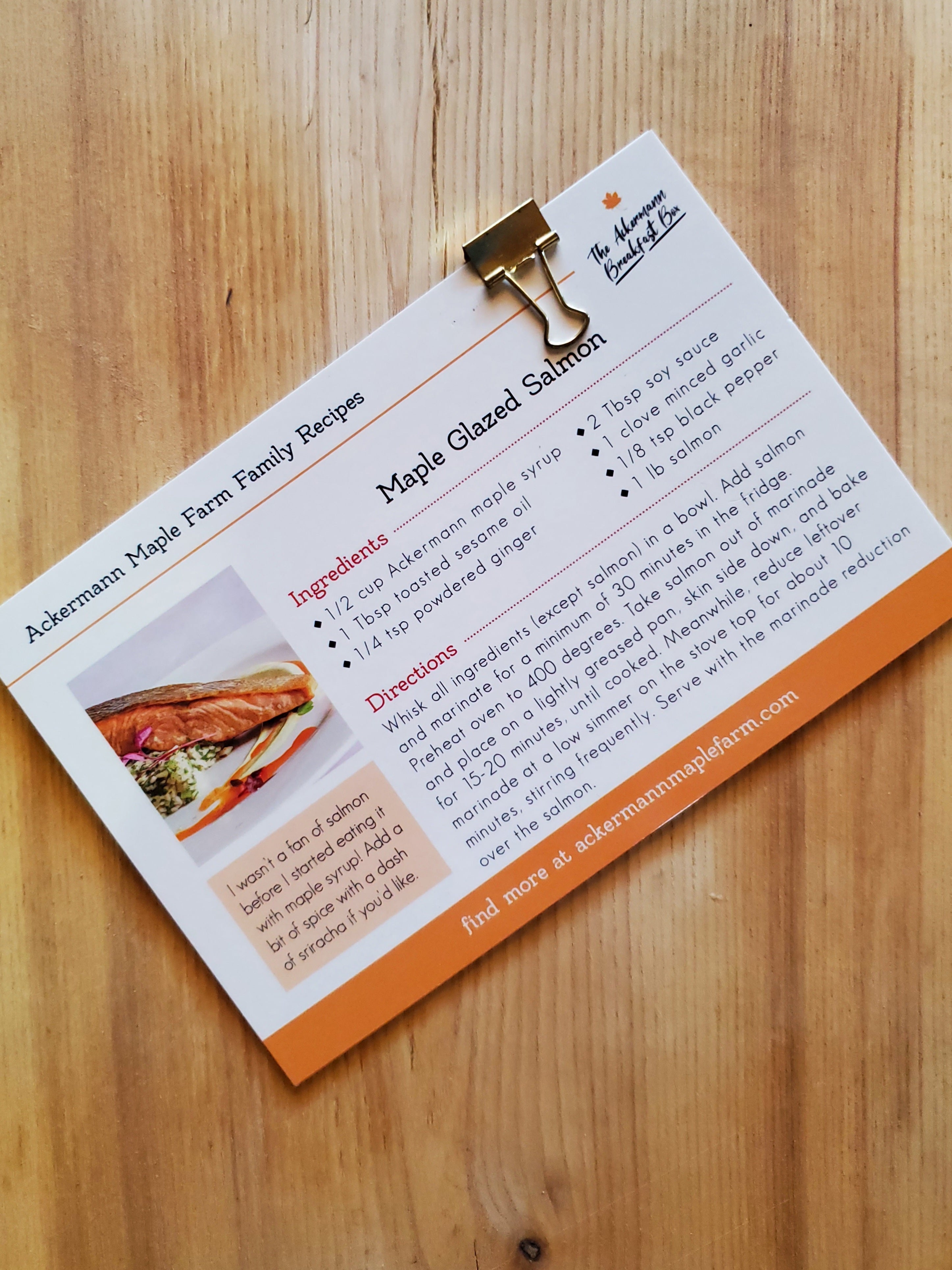 Set of 5 Recipe Cards - perfect gift add-on! Set of 5 Recipe Cards - perfect gift add-on!