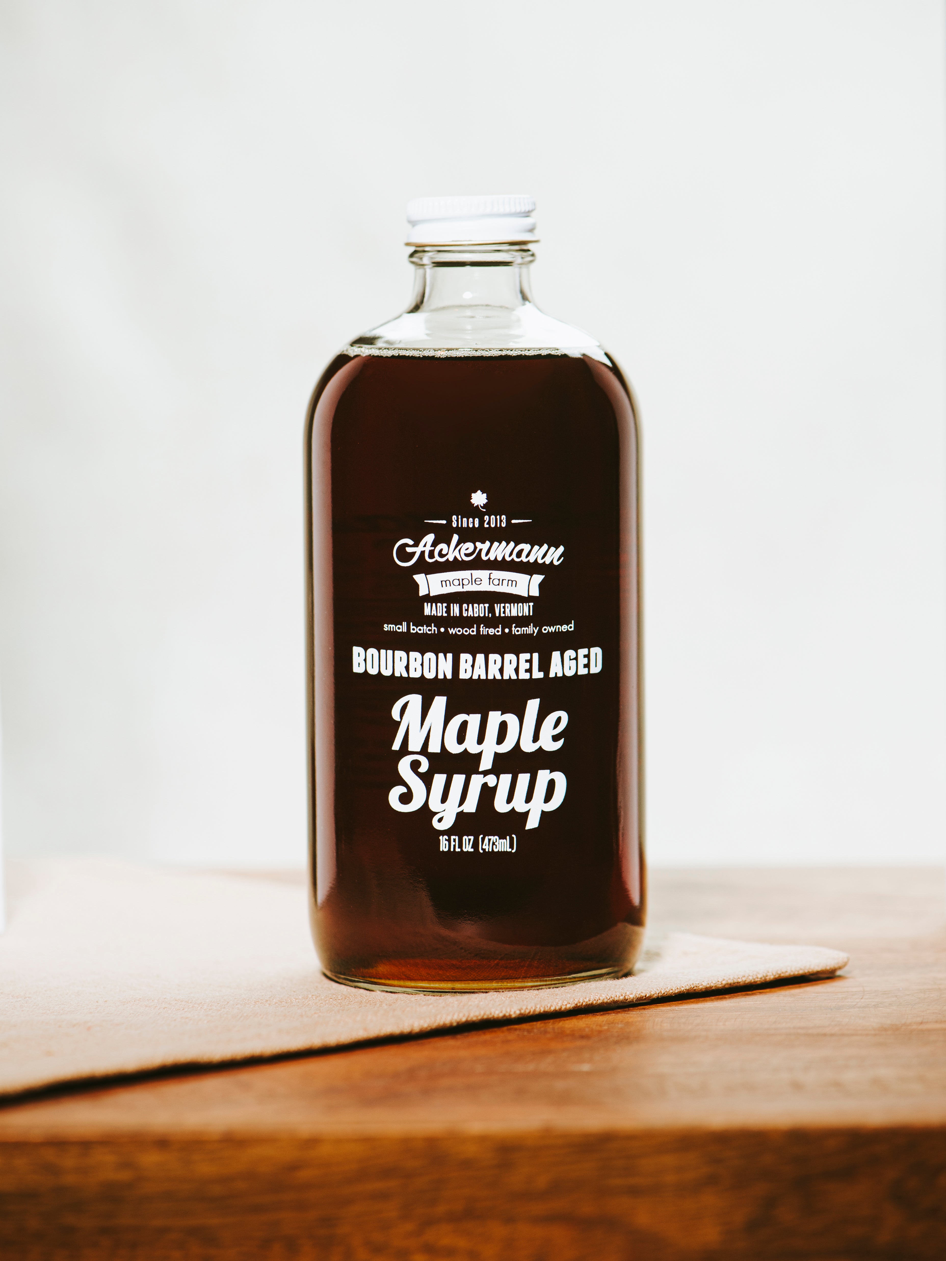 Bourbon Barrel Aged Maple Syrup – Ackermann Maple Farm
