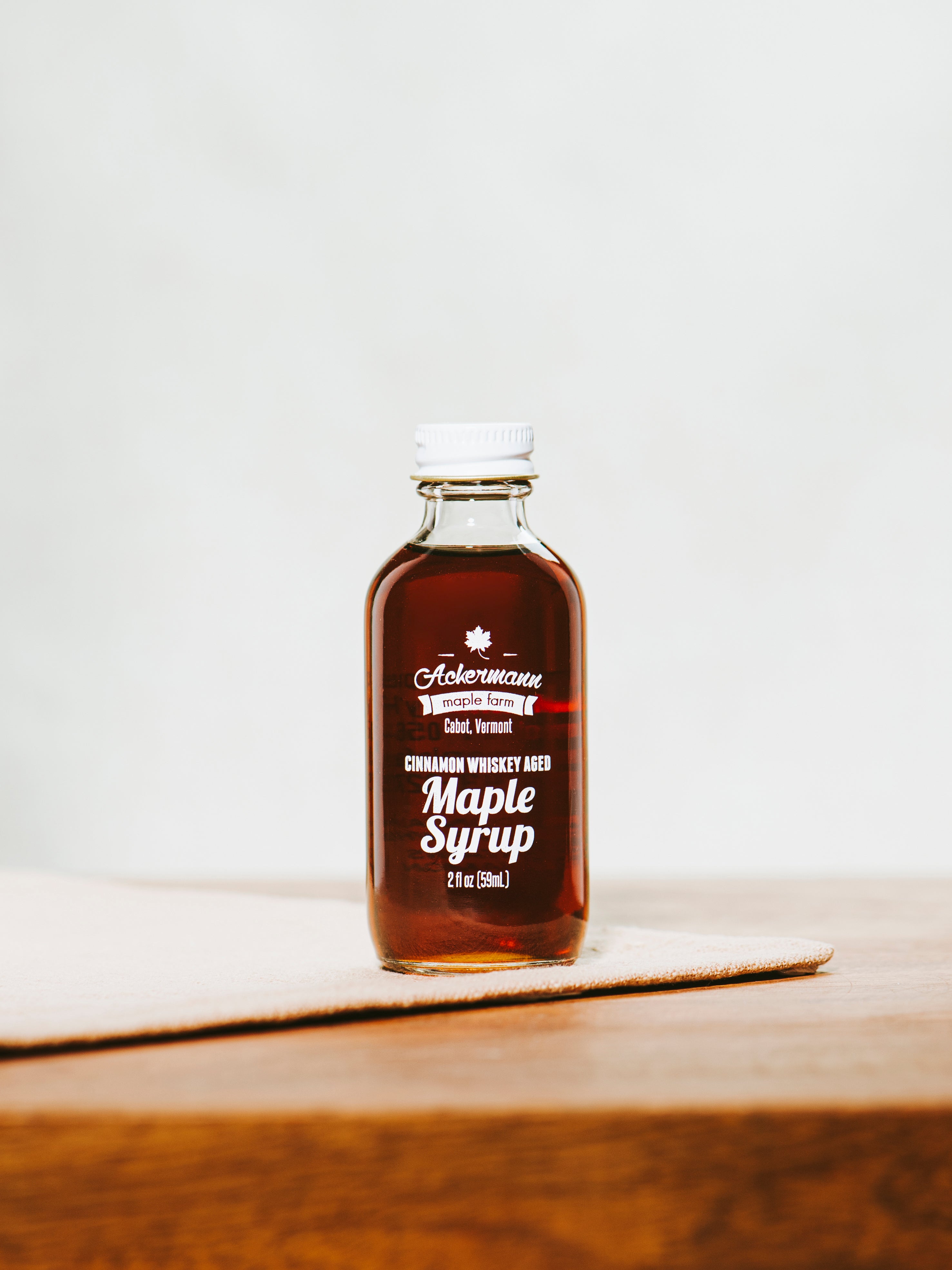 Cinnamon Whiskey Barrel Aged Maple Syrup